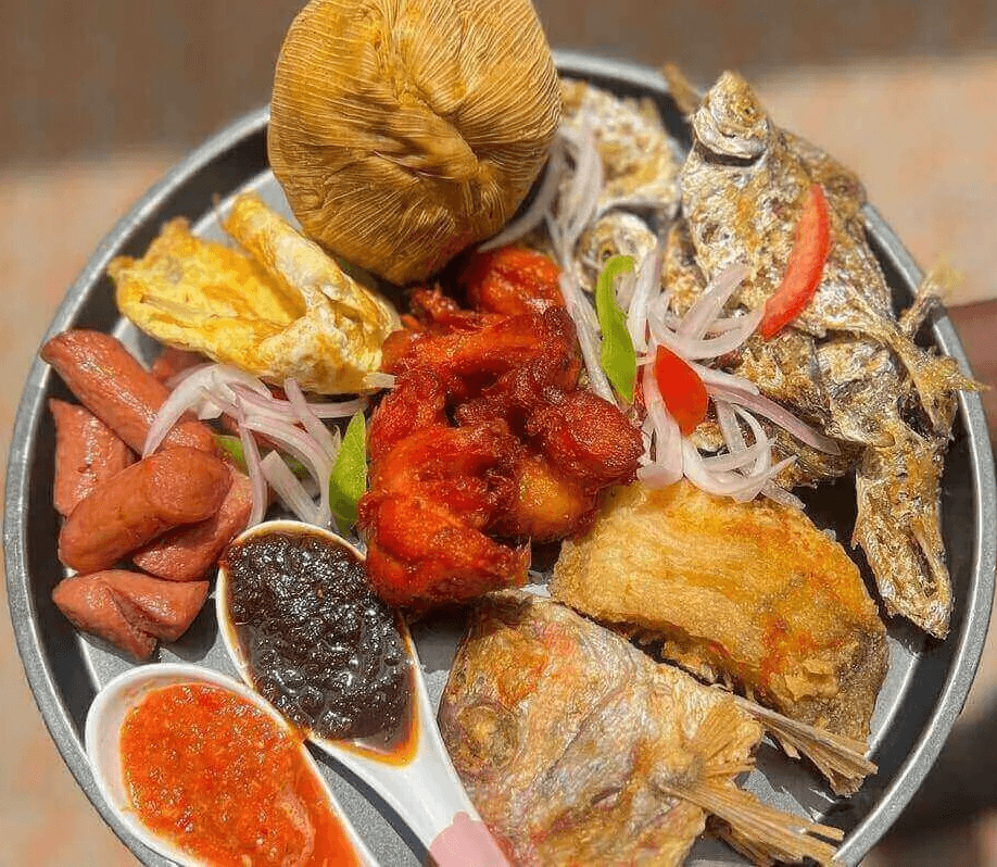 Kenkey with Pepper